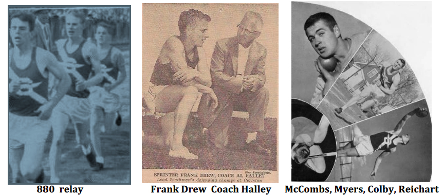 1955 and 1956 Southwest Track Team